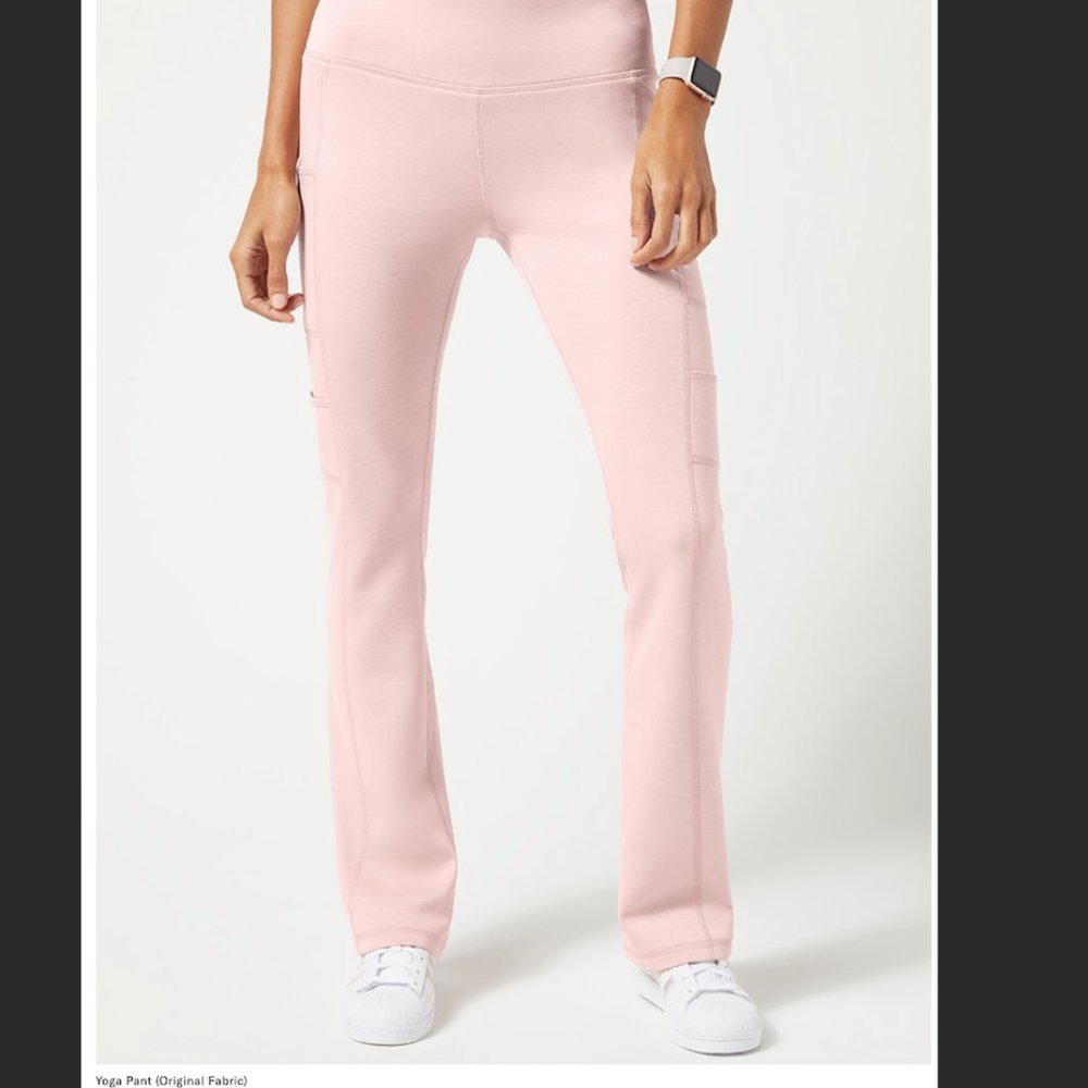 Jaanuu Pink Yoga Pant Scrub Pants - Blushing Pink (S) NWT